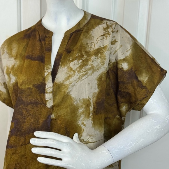 Grade & Gather Blue Gray Splatter Mini Dress S/M - Picture 5 of 16